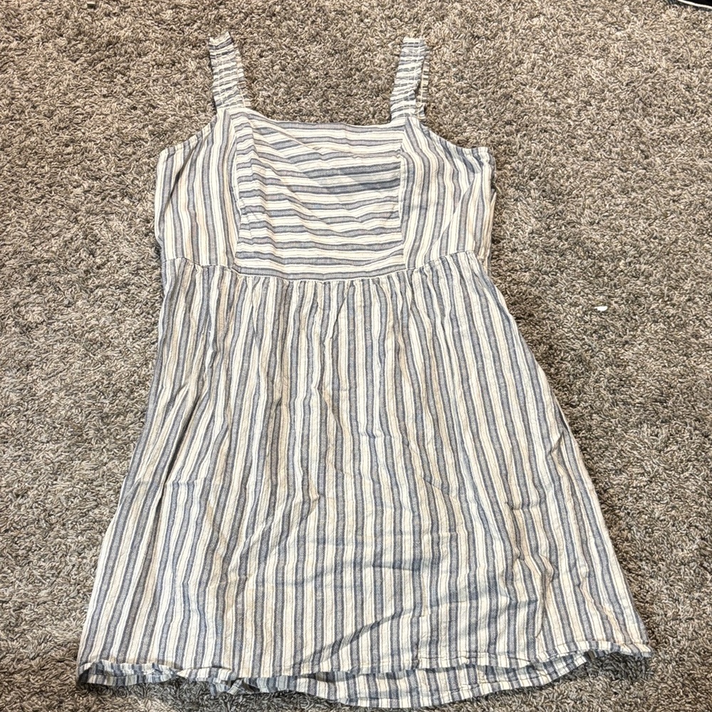 Maurices Blue and White Striped Dress